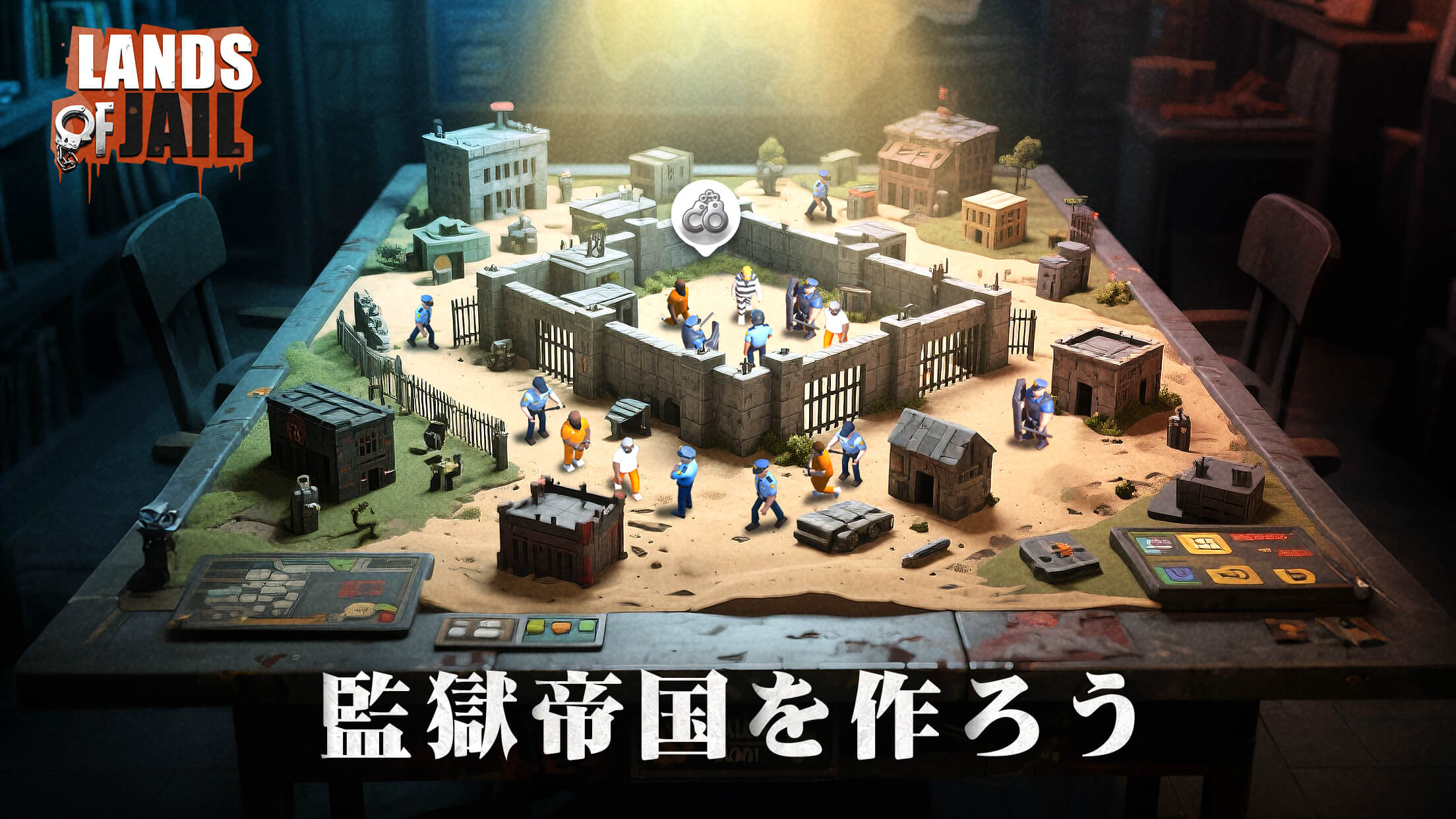Lands of Jailの監獄全景と囚人管理のイメージ
